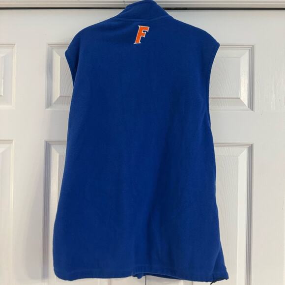 Florida Gators Stadium Athletics Men’s Blue Fleece Full Zip Up Vest Size XL - Picture 2 of 6